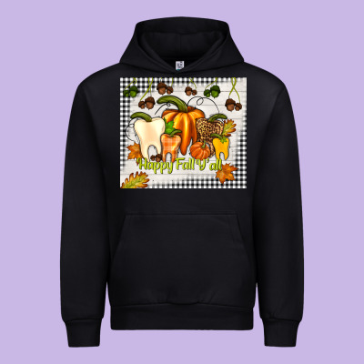 Happy Fall Y'all Teeth Urban Hoodie Designed By Tumblerdesignbyshophia