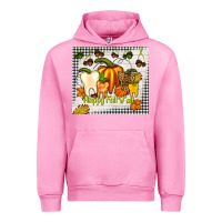 Fuchsia Pink happy fall y'all teeth Urban Hoodie - TumblerDesignByShophia