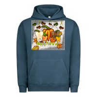 Pigment Midnight Navy happy fall y'all teeth Urban Hoodie - TumblerDesignByShophia