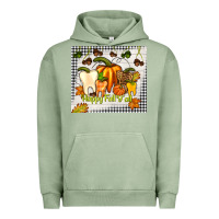 Pigment Oil Green happy fall y'all teeth Urban Hoodie - TumblerDesignByShophia