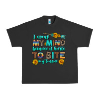 Pigment Black i speak my mind because it hurts to bite my tongue Urban Heavy Tee - AdoDesignShop