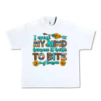 White i speak my mind because it hurts to bite my tongue Urban Heavy Tee - AdoDesignShop