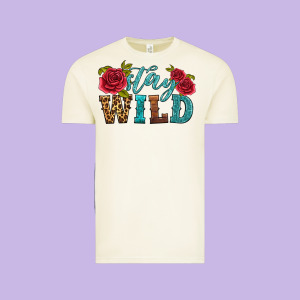 Stay Wild Vintage Tee Designed By Hra Design Shop