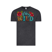 Vintage Black stay wild Vintage Tee - HRA Design Shop