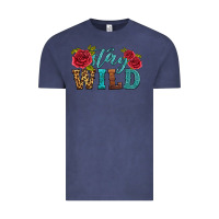 Vintage Denim stay wild Vintage Tee - HRA Design Shop
