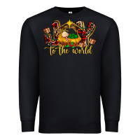 Black Baby Jesus Joy To The World Premium Sweatshirt - MaliasSmallBusiness