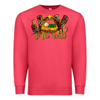 Cardinal Baby Jesus Joy To The World Premium Sweatshirt - MaliasSmallBusiness