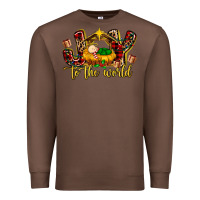 Chestnut Baby Jesus Joy To The World Premium Sweatshirt - MaliasSmallBusiness