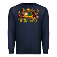 Navy Baby Jesus Joy To The World Premium Sweatshirt - MaliasSmallBusiness