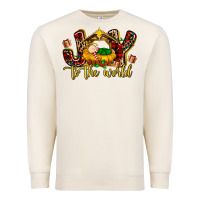 Sandshell Baby Jesus Joy To The World Premium Sweatshirt - MaliasSmallBusiness