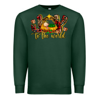 Sports Green Baby Jesus Joy To The World Premium Sweatshirt - MaliasSmallBusiness