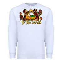 White Baby Jesus Joy To The World Premium Sweatshirt - MaliasSmallBusiness