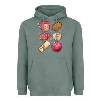 Sage mexican pan dulce Heavyweight Hoodie - MaliasSmallBusiness