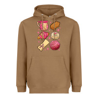 Toasted Coconut mexican pan dulce Heavyweight Hoodie - MaliasSmallBusiness