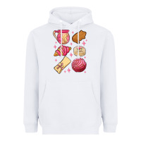 White mexican pan dulce Heavyweight Hoodie - MaliasSmallBusiness