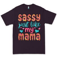 Plum sassy just like my mama Premium Tee - MaliasSmallBusiness