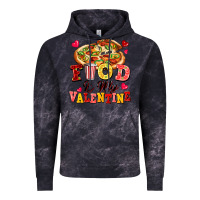 Cloud Black food is my valentine Vintage Hoodie - FaDigitalArtStudio