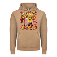 Vintage Coffee food is my valentine Vintage Hoodie - FaDigitalArtStudio