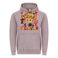 Vintage Zinc food is my valentine Vintage Hoodie - FaDigitalArtStudio