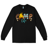 Black camp life Long Sleeve Tee - Artiststas