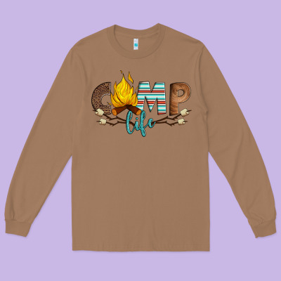 Camp Life Long Sleeve Tee Designed By Artiststas