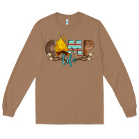 Toasted Coconut camp life Long Sleeve Tee - Artiststas