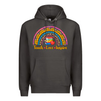 Smoke back to school rainbow teach love inspire Premium Hoodie - AdoDesignShop