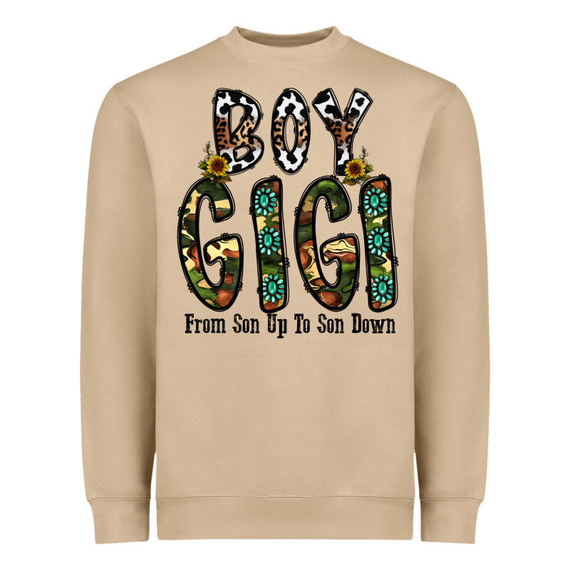 Boy Gigi From Son Up To Son Down Heavyweight Sweatshirt by CowhideDigitalArt | Teevron