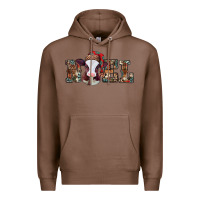 Chestnut western christmas baby cow noel Premium Hoodie - Jasminsmagicworld