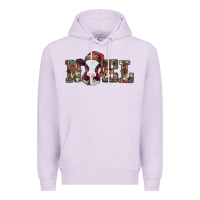 Lilac western christmas baby cow noel Premium Hoodie - Jasminsmagicworld