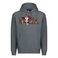 Rock western christmas baby cow noel Premium Hoodie - Jasminsmagicworld