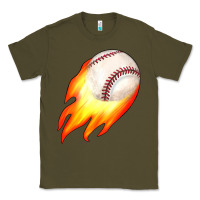 Army Green baseball Classic Tee - JahusDesignShop