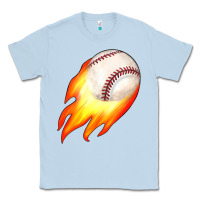 Dusty Blue baseball Classic Tee - JahusDesignShop