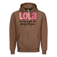 Chestnut lola in every season, she shines with grace Zipper Hoodie - MaliasSmallBusiness