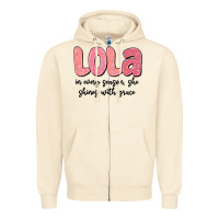 Sandshell lola in every season, she shines with grace Zipper Hoodie - MaliasSmallBusiness