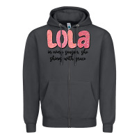 Smoke lola in every season, she shines with grace Zipper Hoodie - MaliasSmallBusiness