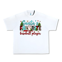 White santa s favorite baseball player Urban Heavy Tee - JahusDesignShop