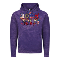 Cloud Purple Boom boom baby 4th of july Vintage Hoodie - CowGirlArtShop