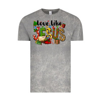 Cloud Rock Christmas love like jesus Vintage Tee - FaDigitalArtStudio