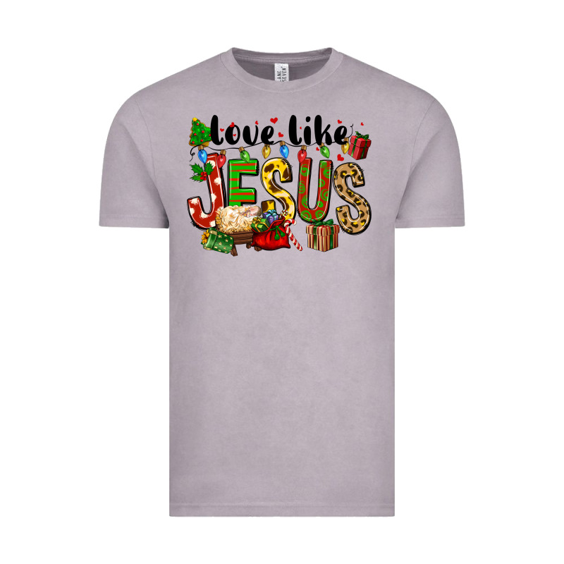 Christmas Love Like Jesus Vintage Tee by FaDigitalArtStudio | Teevron