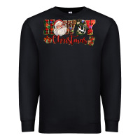 Black Howdy Christmas Santa Premium Sweatshirt - NancyCooperArtShop