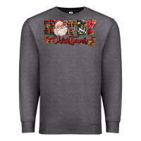 Charcoal Heather Howdy Christmas Santa Premium Sweatshirt - NancyCooperArtShop