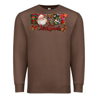 Chestnut Howdy Christmas Santa Premium Sweatshirt - NancyCooperArtShop
