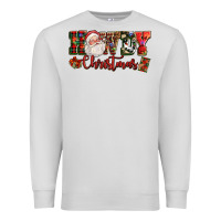 Dove Grey Howdy Christmas Santa Premium Sweatshirt - NancyCooperArtShop