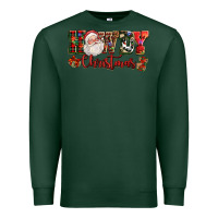 Sports Green Howdy Christmas Santa Premium Sweatshirt - NancyCooperArtShop