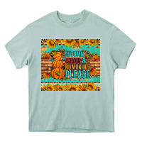 Arona Autumn leaves and pumpkin please Heavy Core Tee - Artiststas