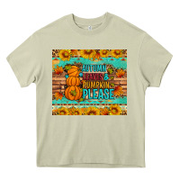 Mossy Autumn leaves and pumpkin please Heavy Core Tee - Artiststas