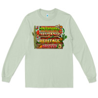 Matcha national hispanic heritage month with background Long Sleeve Tee - BundleAndBundleShop