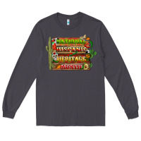 Smoke national hispanic heritage month with background Long Sleeve Tee - BundleAndBundleShop
