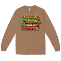 National Hispanic Heritage Month With Background Long Sleeve Tee | Teevron